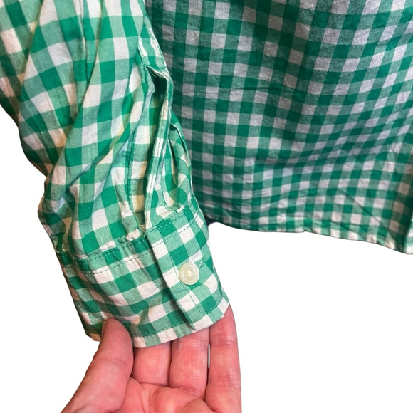 Bundle of Two Men’s/Unisex Old Navy Gingham Button Down Long Sleeve Shirts - Picture 7 of 16